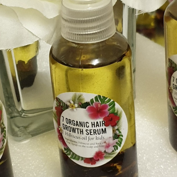 7 Organic Hibiscus Hair oil For Kids