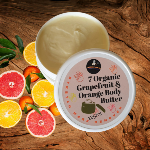 7 Organic Grapefruit & Orange Body Butter
